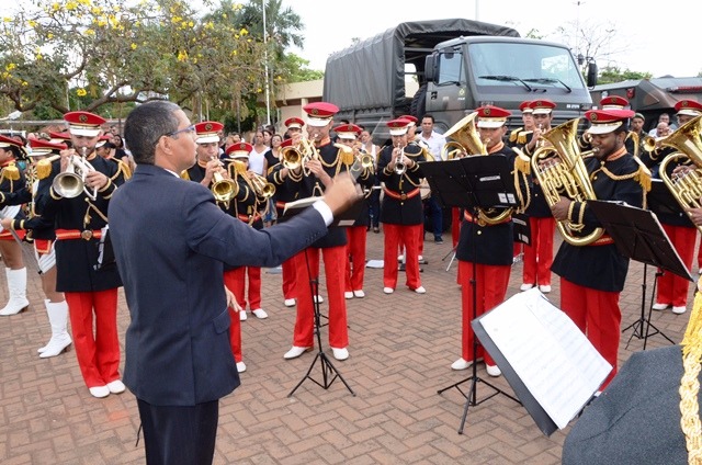 Banda Marcial Cristo Redentor comemora história de 50 anos