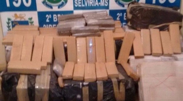 Homem é preso após ser flagrado com meia tonelada de maconha Homem é preso após ser flagrado com meia tonelada de maconha