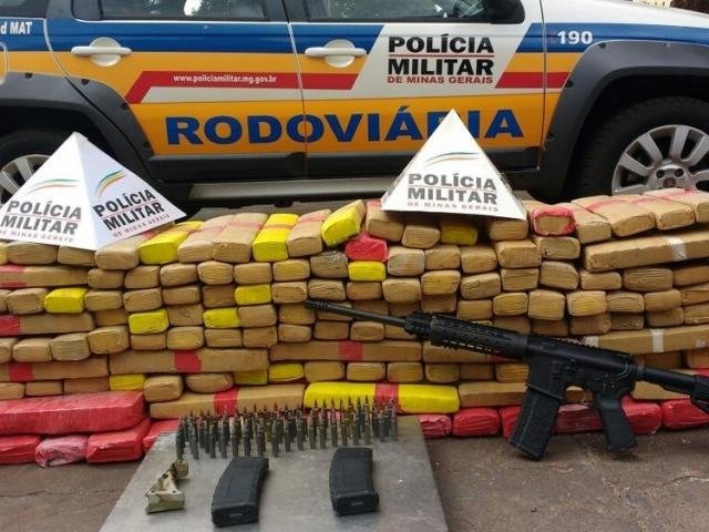 Jovem que saiu de Três Lagoas é detido em MG com drogas, fuzil e munições
