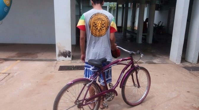 Pelotão de Trânsito recupera bicicleta furtada Pelotão de Trânsito recupera bicicleta furtada
