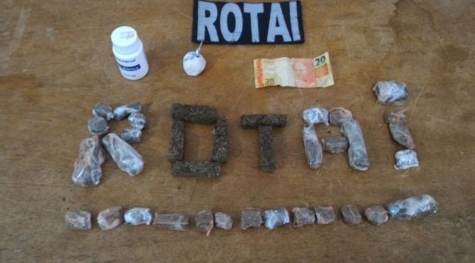 Homem é preso no Jardim Imperial acusado de tráfico de drogas Homem é preso no Jardim Imperial acusado de tráfico de drogas