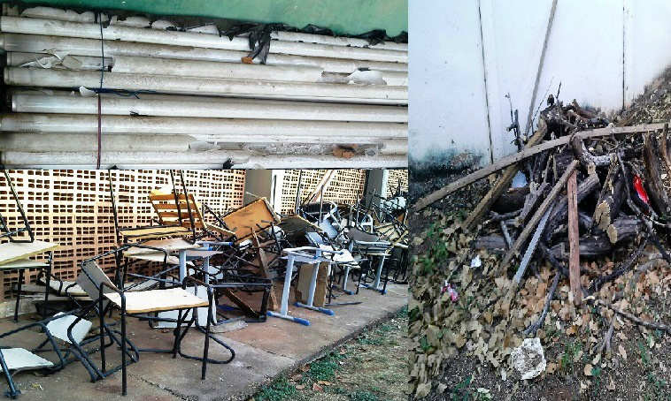 Pais de alunos denunciam abandono na Escola Estadual JOMAP Pais de alunos denunciam abandono na Escola Estadual JOMAP