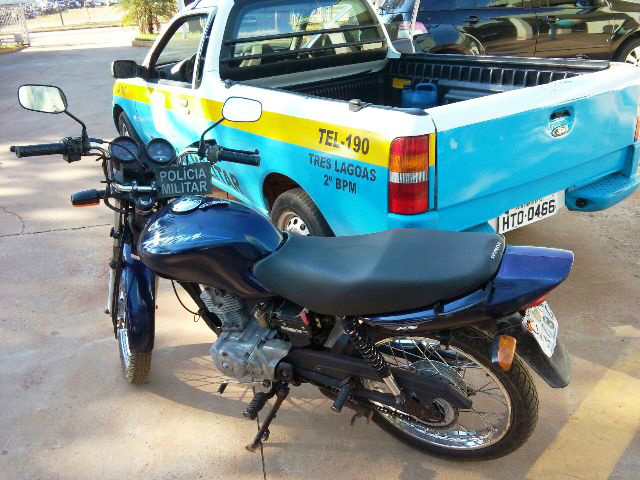 Moto furtada no Santos Dumont é recuperada pela equipe da Rádio Patrulha da PM 