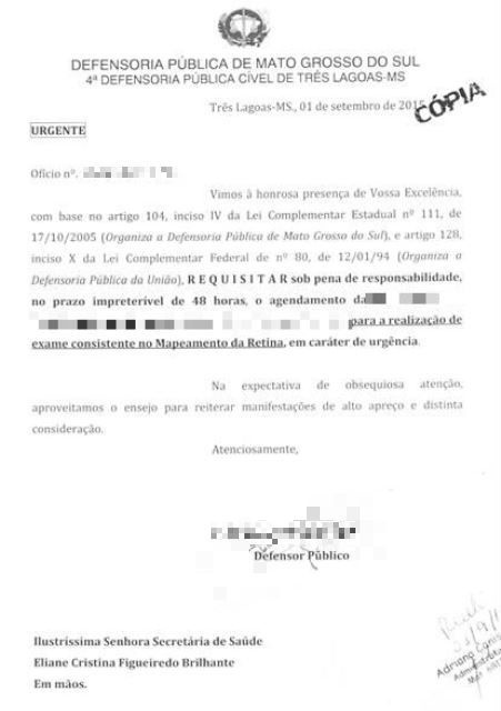 Secretária de Saúde descumpre ordem Judicial e marca consulta para o dia 11