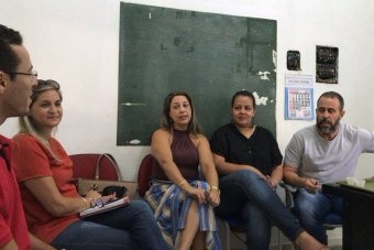 Equipe do CONFUNDEB se reúne para conferir planilhas orçamentárias e afinar ações 