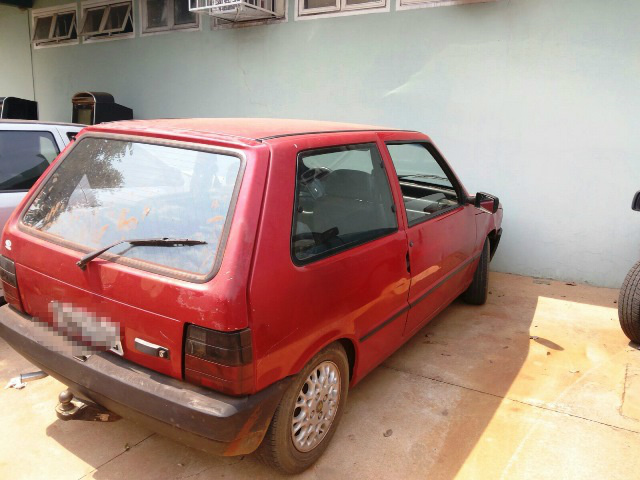 PM recupera Fiat Uno que foi furtado neste domingo em Três Lagoas 