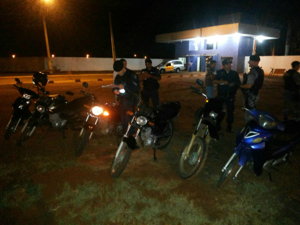 Mais de 15 motos são arpeendidas em blitz feita na região do Novo Oeste 