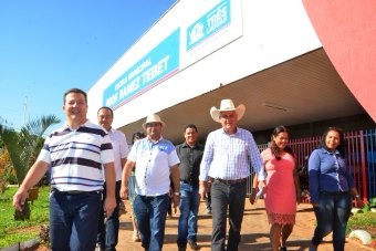 Equipe composta por secretários, vereadores e Prefeito, visita obras em Três Lagoas Equipe composta por secretários, vereadores e Prefeito, visita obras em Três Lagoas