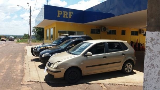 PRF apreende em Água Clara veículo adulterado e clonado em MG