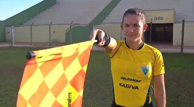 Árbitra de Três Lagoas está apta para atuar em jogos de futebol masculino da CBF