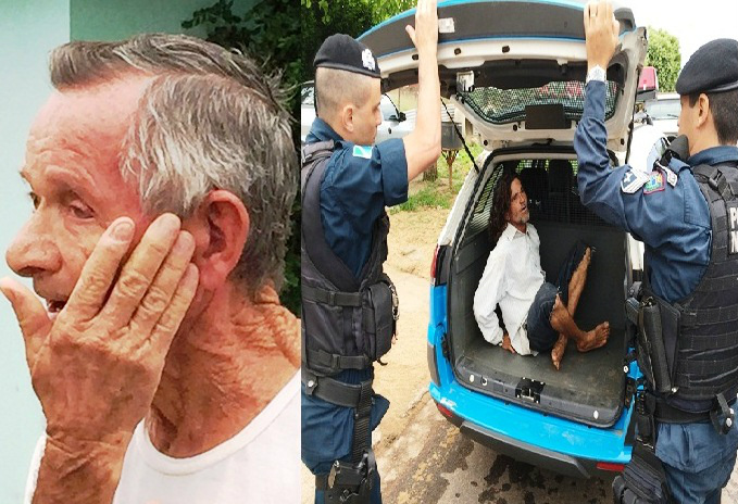 Homicida tenta matar os pais de 80 e 76 anos; vizinhos interviram na briga 