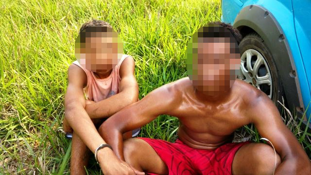 PM apreende menores que furtavam camas em alojamento na saída para Brasilândia