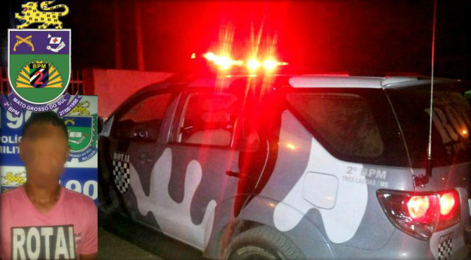  De folga, policiais militares prendem jovem no Vila Nova 