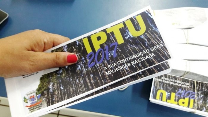 Segunda-feira é o último dia para quitação do IPTU 2018 à vista com desconto de 20%
