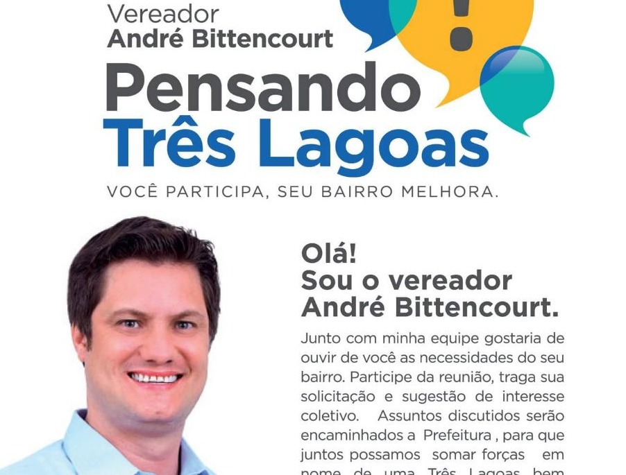 André Bittencourt convida moradores do Vila Piloto  para o projeto “Pensando Três Lagoas”