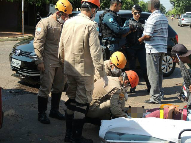 PM registra o terceiro acidente de trânsito no bairro Santo André 