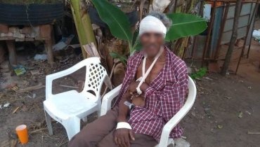 Depois de espancar o pai com barra de ferro, adolescente “endemoniado” retorna e é amarrado por vizinhos