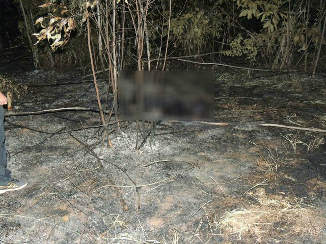 Corpo carbonizado é encontrado na região da 
