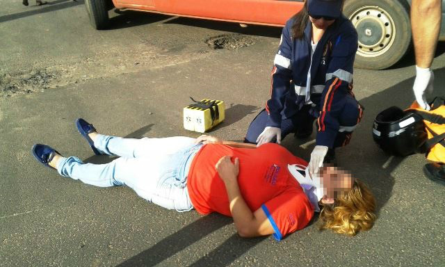 Mulher de 34 anos fica ferida em acidente registrado nesta 5º feira 