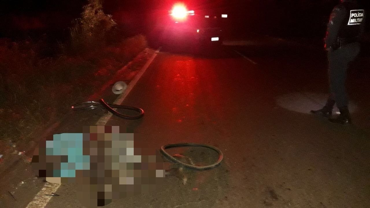 Idoso morre vitima de atropelamento na BR-158