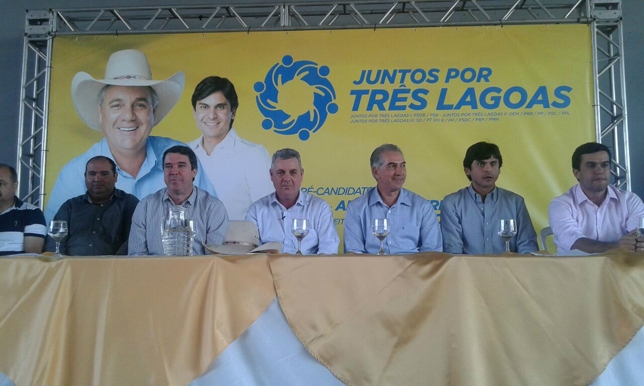 Guerreiro e Paulo Salomão oficializam pré candidatura a prefeitura de Três Lagoas 