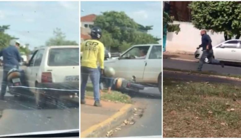 Idoso que passou por cima de moto em Três Lagoas se apresenta a polícia