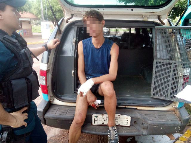 Garoto de Programa furta loja Santos Dumont II e acaba com o dedo decepado 