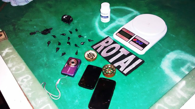 Suposto ponto de drogas é fechado pela ROTAI