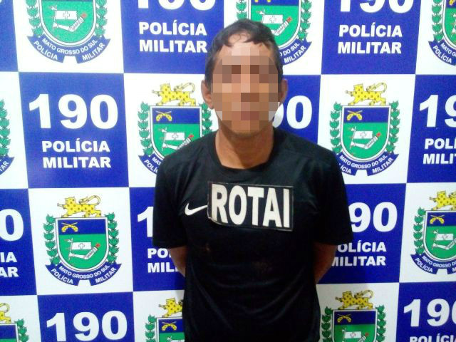 Bandido trapalhão é preso pela ROTAI no bairro Nossa Senhora Aparecida
