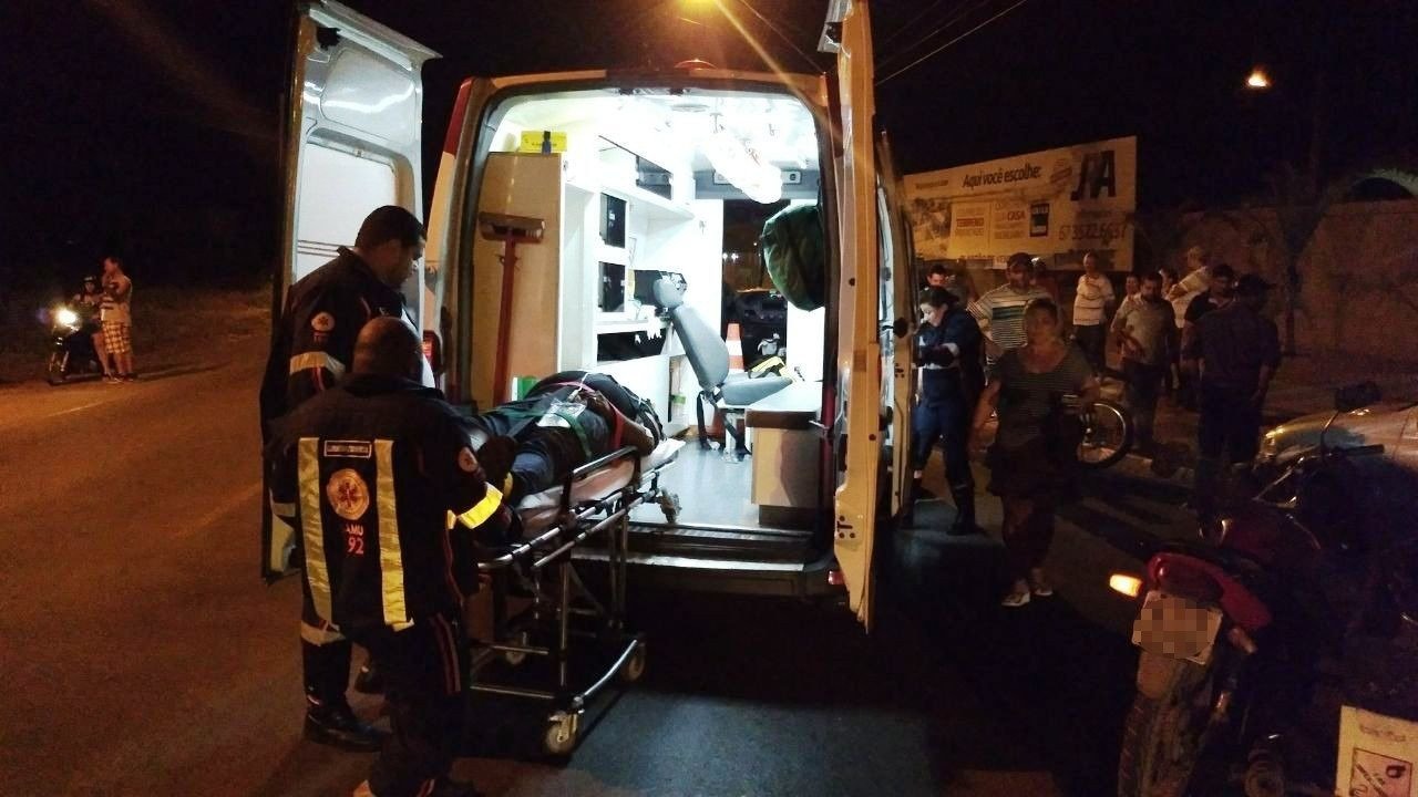 Motociclista fica ferido em acidente no bairro Set Sul