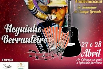 Neguinho Berranteiro representa Três Lagoas em festival internacional