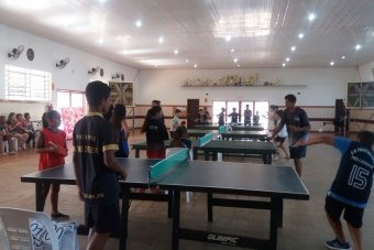 Alunos da SEJUVEL vencem torneio de tênis de mesa em Três Lagoas Alunos da SEJUVEL vencem torneio de tênis de mesa em Três Lagoas