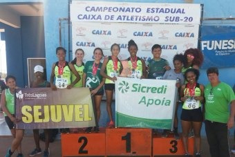 Três Lagoas é vice-campeã estadual em campeonato de atletismo