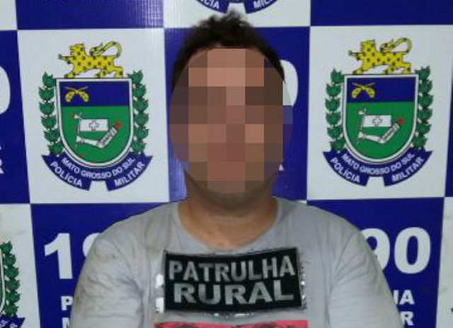 Jovem ameaça estrangeiro com arma branca, rouba seus pertences e é preso pela Patrulha Rural em poucos minutos