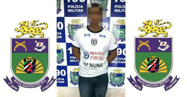 Polícia recaptura foragido da Justiça em Três Lagoas Polícia recaptura foragido da Justiça em Três Lagoas