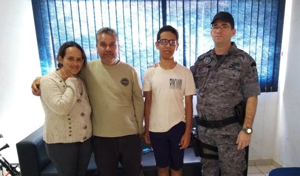 PM encontra adolescente desaparecido após receber informações através do 190