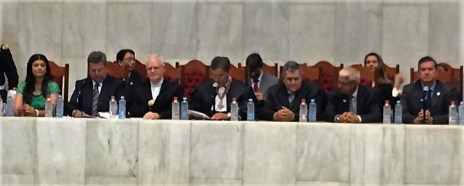 Deputado Eduardo Rocha representa ALMS na posse dos novos dirigentes do TRF3ª