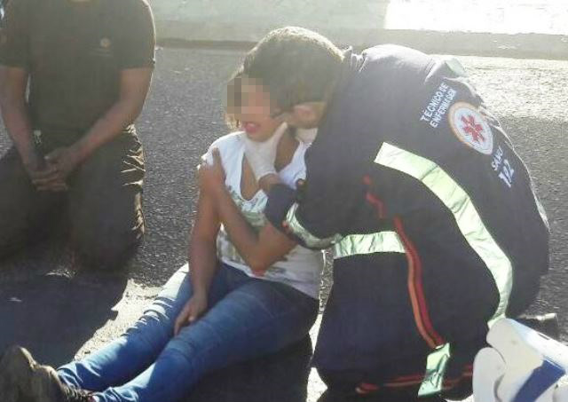 Acidente entre carro e moto deixa uma pessoa ferida em Três Lagoas 