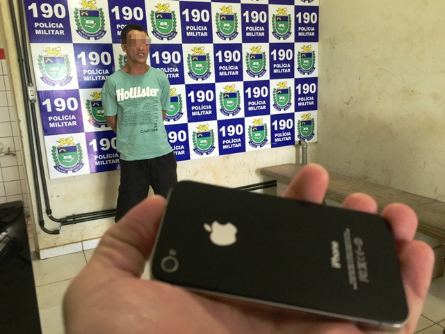 Ex-presidiário é detido após tentar vender iPhone por R$ 100,00