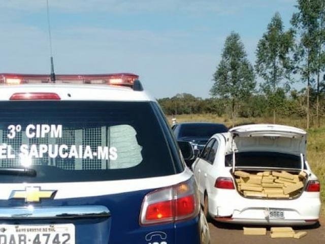 Droga apreendida na MS-289 seria entregue em Três Lagoas Droga apreendida na MS-289 seria entregue em Três Lagoas