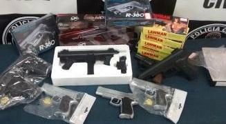 SIG realiza operação e apreende armas de brinquedos no Shopping Popular 