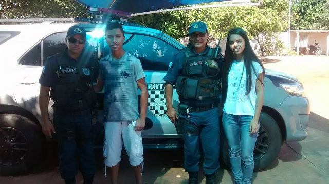Polícia Militar abre as portas para casal de adolescentes e realiza sonho da dupla Polícia Militar abre as portas para casal de adolescentes e realiza sonho da dupla