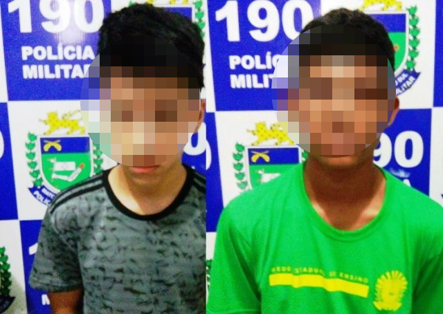 Menores que furtavam “fumo de corda” em supermercado foram apreendidos pela Rádio Patrulha 