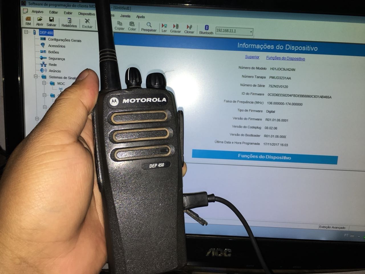Adolescente é detido com rádio transmissor usado para avisar sobre movimentação policial