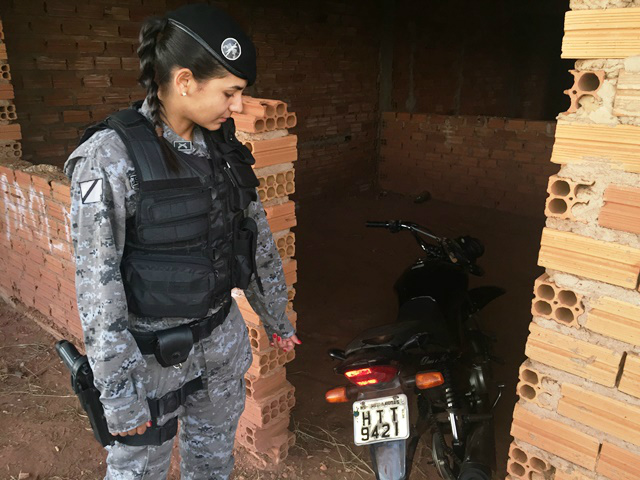 Rotai recupera moto furtada no Jardim Violetas antes do registro policial 