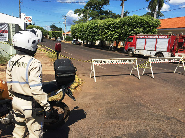Rua do centro de Três Lagoas é interditada após ataques de abelhas Rua do centro de Três Lagoas é interditada após ataques de abelhas