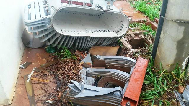 Transformador de energia é desmontado e tem peças furtadas na nova UNEI de Três Lagoas 