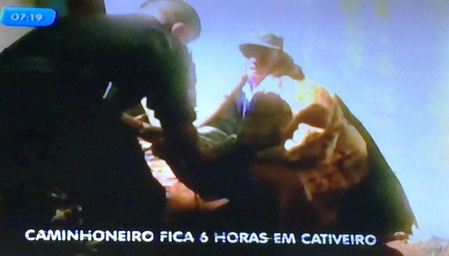 Caminhoneiro é mantido refém em cativeiro durante 6 horas 