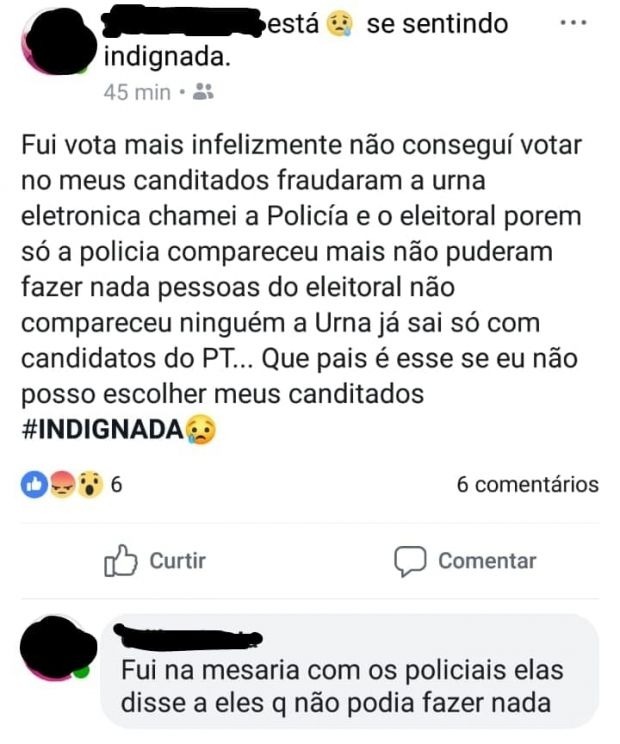 Eleitores de Três Lagoas reclamam que foto do candidato não aparece na urna Eleitores de Três Lagoas reclamam que foto do candidato não aparece na urna