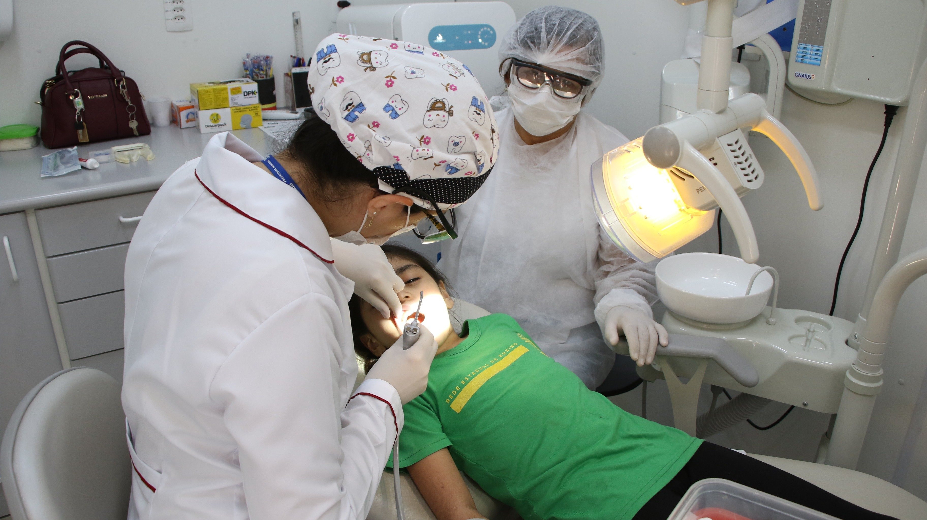 Trailer Odontológico permanece na JOMAP até quarta-feira Trailer Odontológico permanece na JOMAP até quarta-feira
